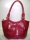 Кожаная женская сумка P 229 красная