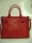 Кожаная женская сумка P 239 красная