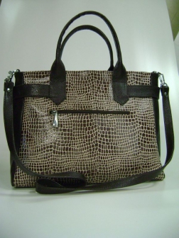 Кожаная женская сумка P 239 коричневая