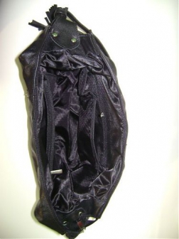Кожаная женская сумка P 210-1 чёрная