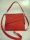 Кожаная женская сумка P 243 красная