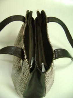 Кожаная женская сумка P 240 коричневая